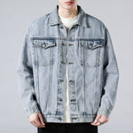 Men’s Button Front Chest Pocket Denim Jacket