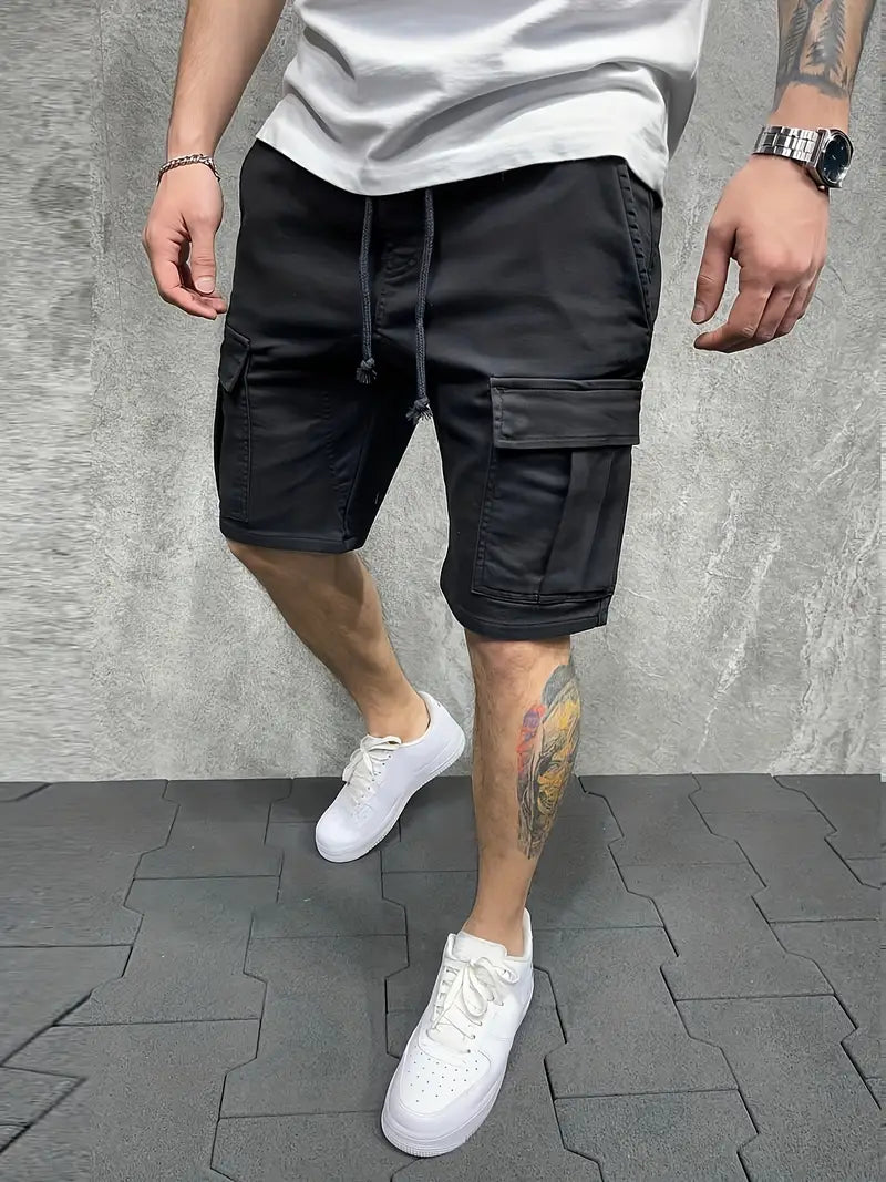 Men’s Cargo Drawstring Shorts