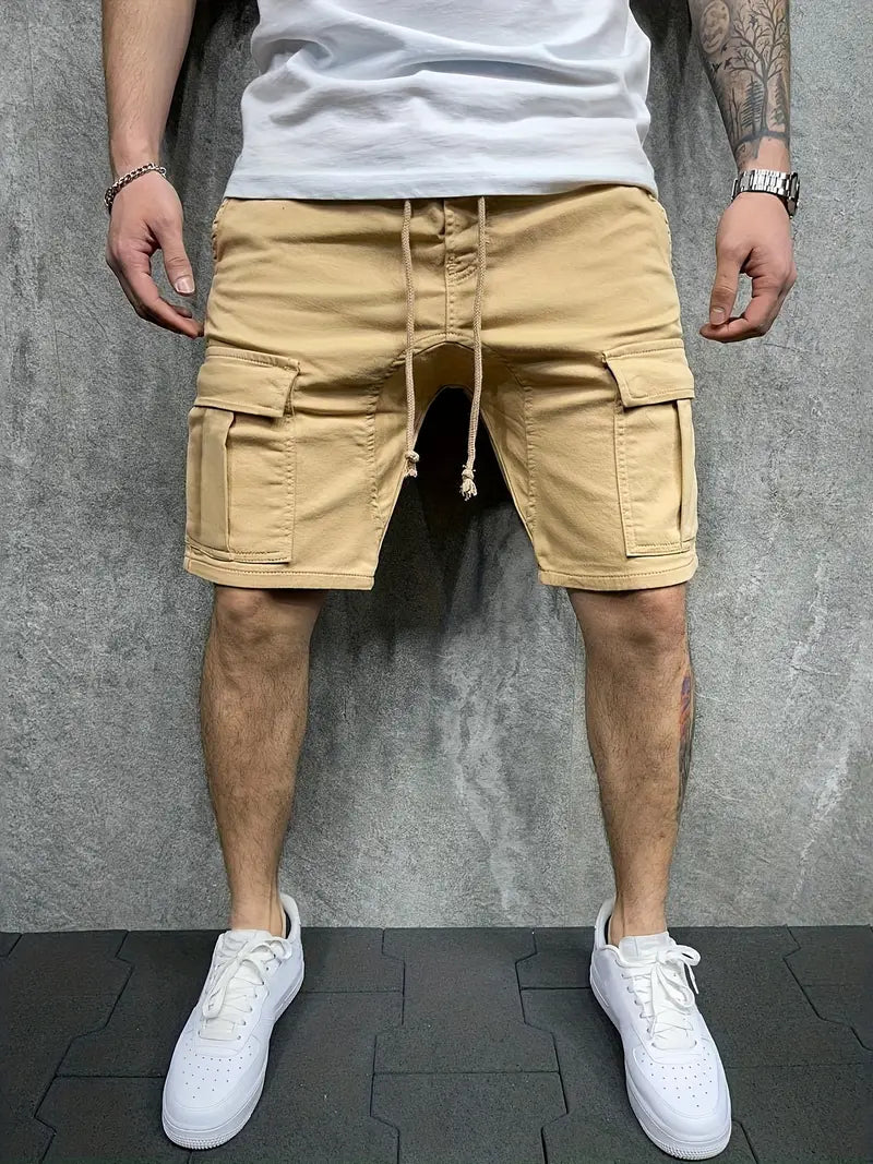 Men’s Cargo Drawstring Shorts