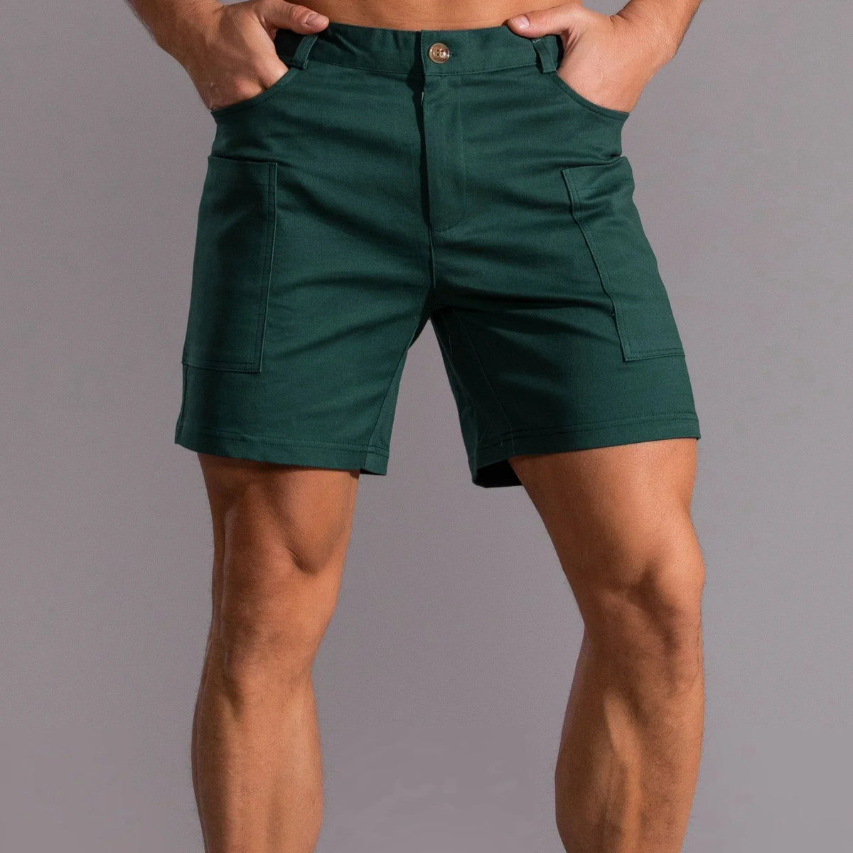 Men’s Chino Shorts with Patch Pockets