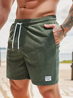 Men’s Drawstring Elastic Waist Shorts