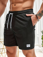 Men’s Drawstring Elastic Waist Shorts