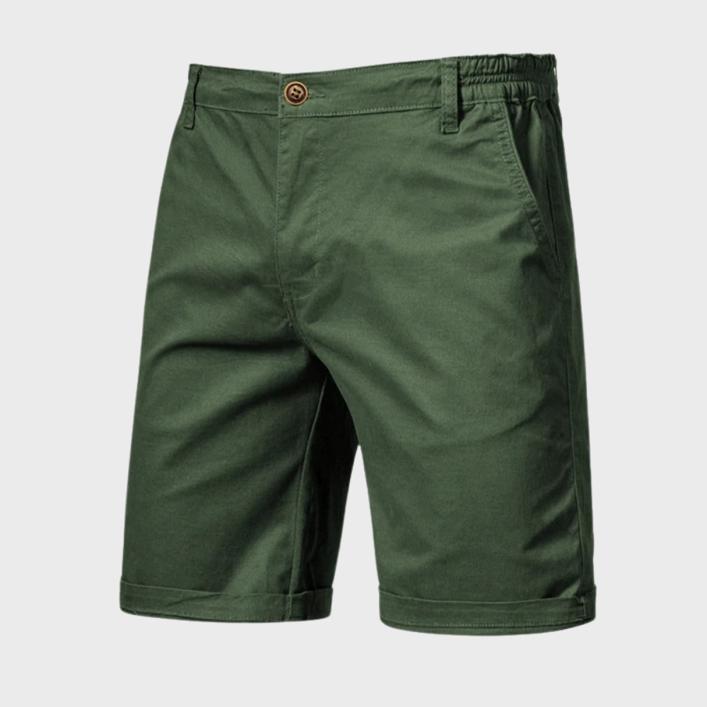 Men’s Elastic Waist Chino Shorts