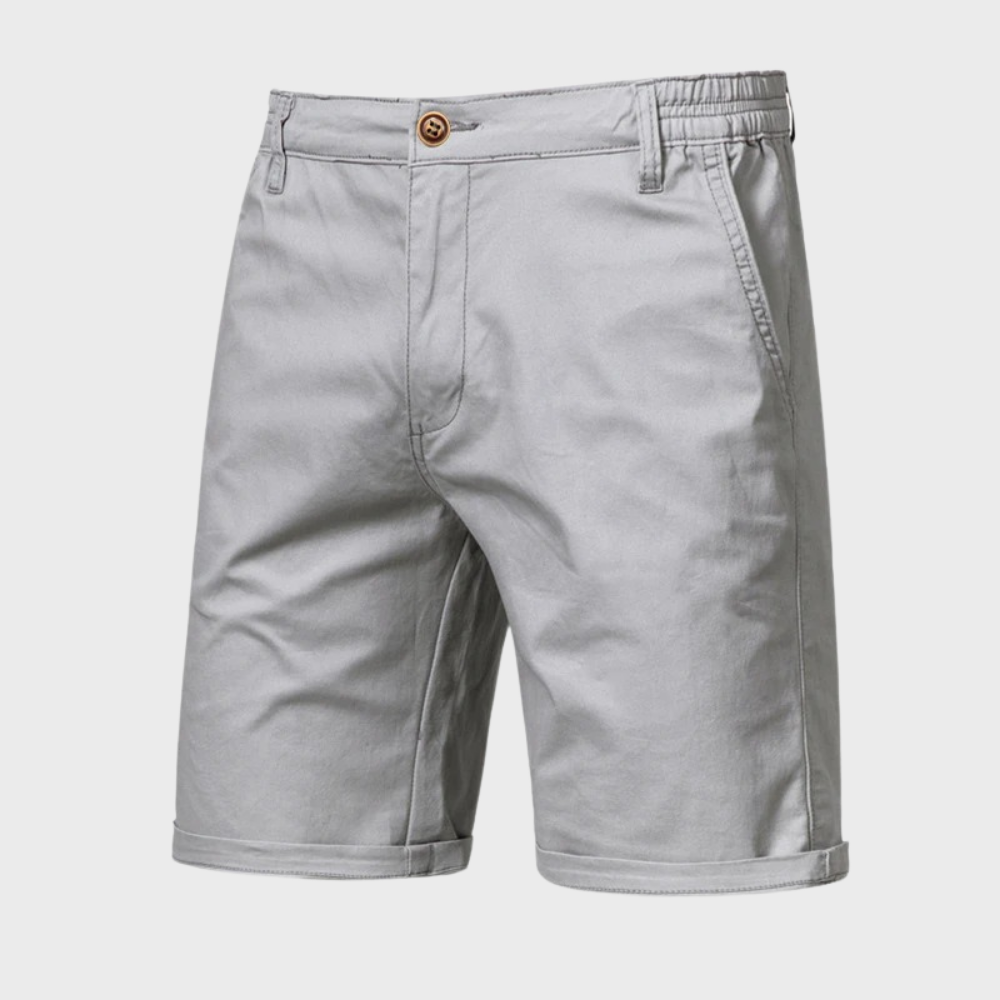 Men’s Elastic Waist Chino Shorts