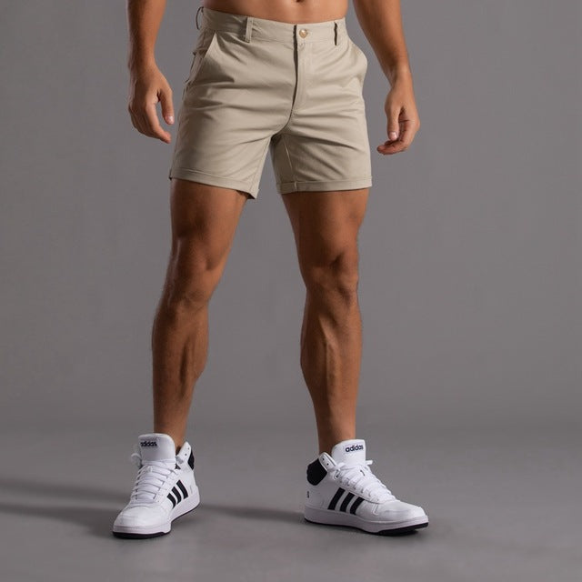 Men’s Flat Front Chino Shorts