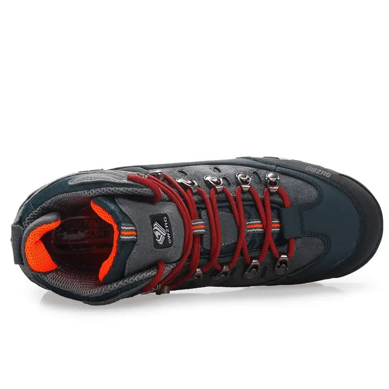 Men’s Lace-Up Closed-Toe Hiking Shoes