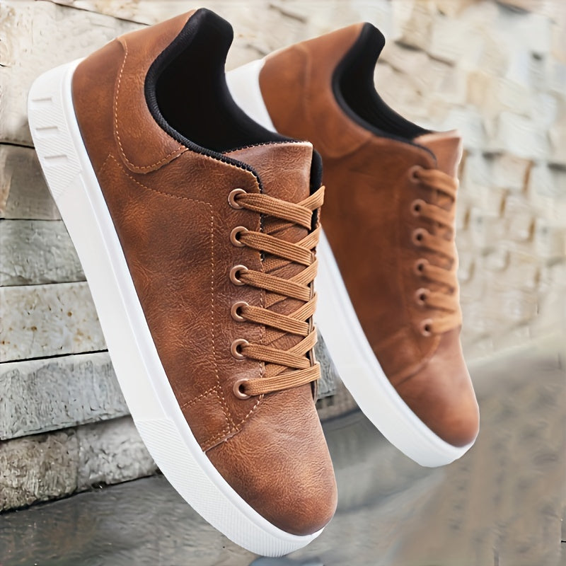 Men’s Lace-Up Low-Top Sneakers