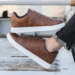 Men’s Lace-Up Low-Top Sneakers