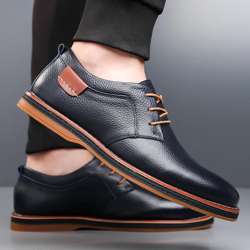 Men’s Low-Top Lace-Up Dress Shoes