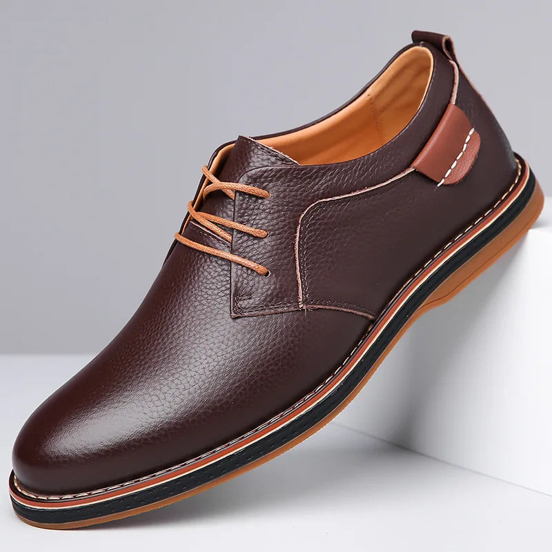 Men’s Low-Top Lace-Up Dress Shoes