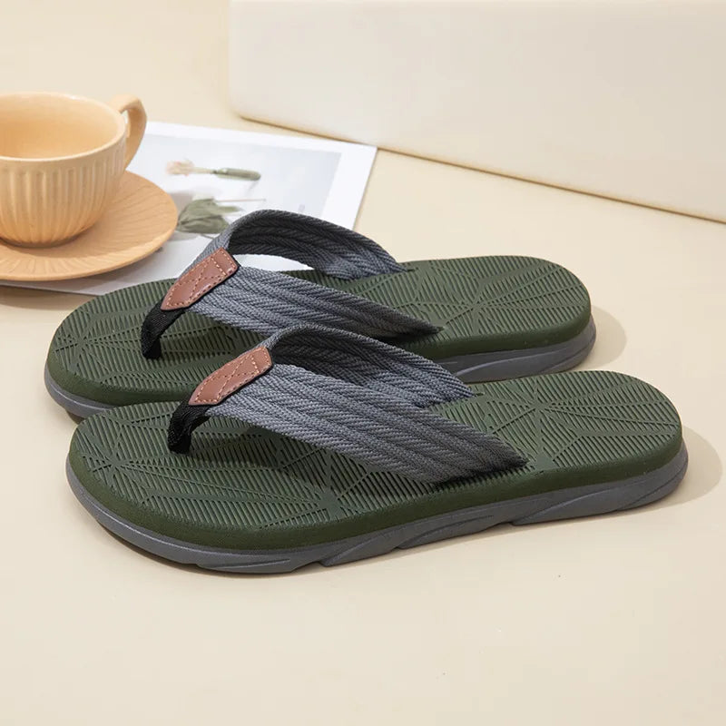 Men’s Open-Toe Flat Flip Flops