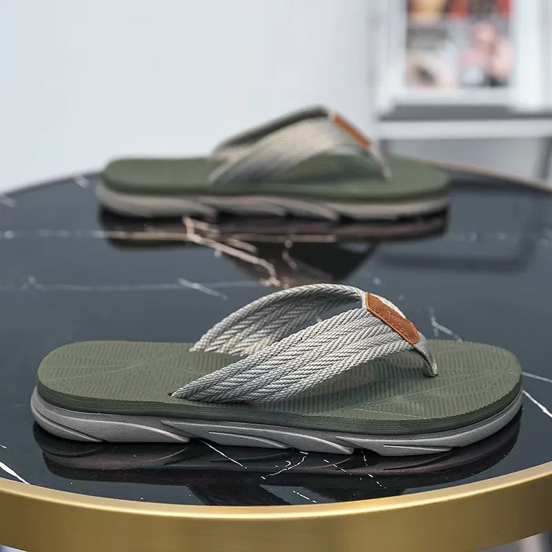 Men’s Open-Toe Flat Flip Flops