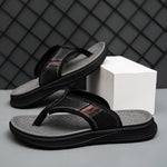 Men’s Open-Toe Wide Strap Flip Flops