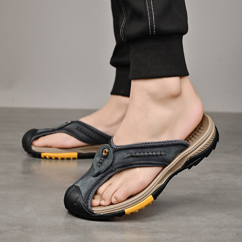 Men’s Open-Toe Y-Strap Flip Flops