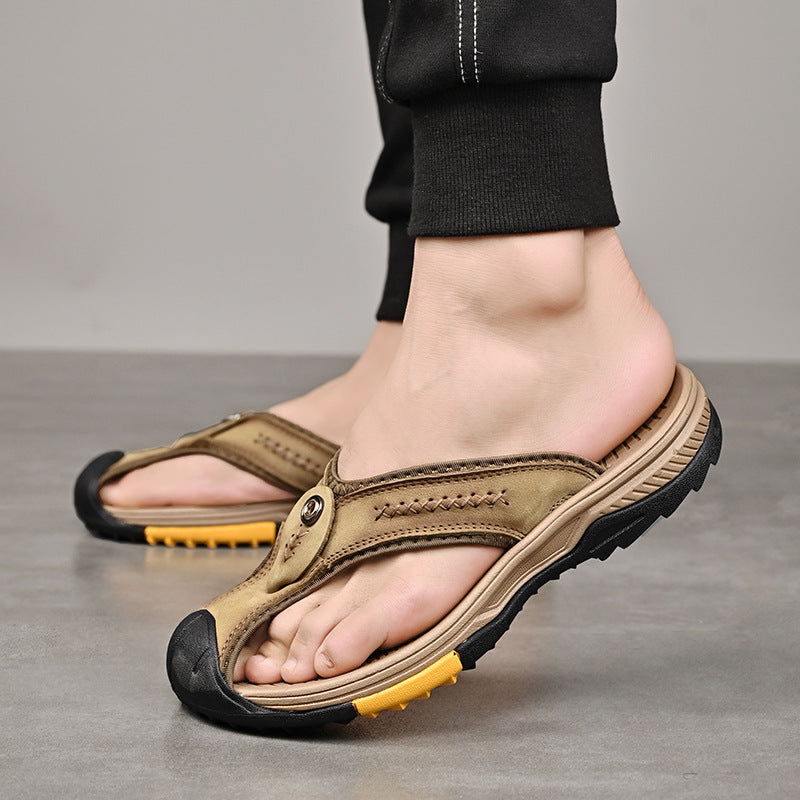 Men’s Open-Toe Y-Strap Flip Flops