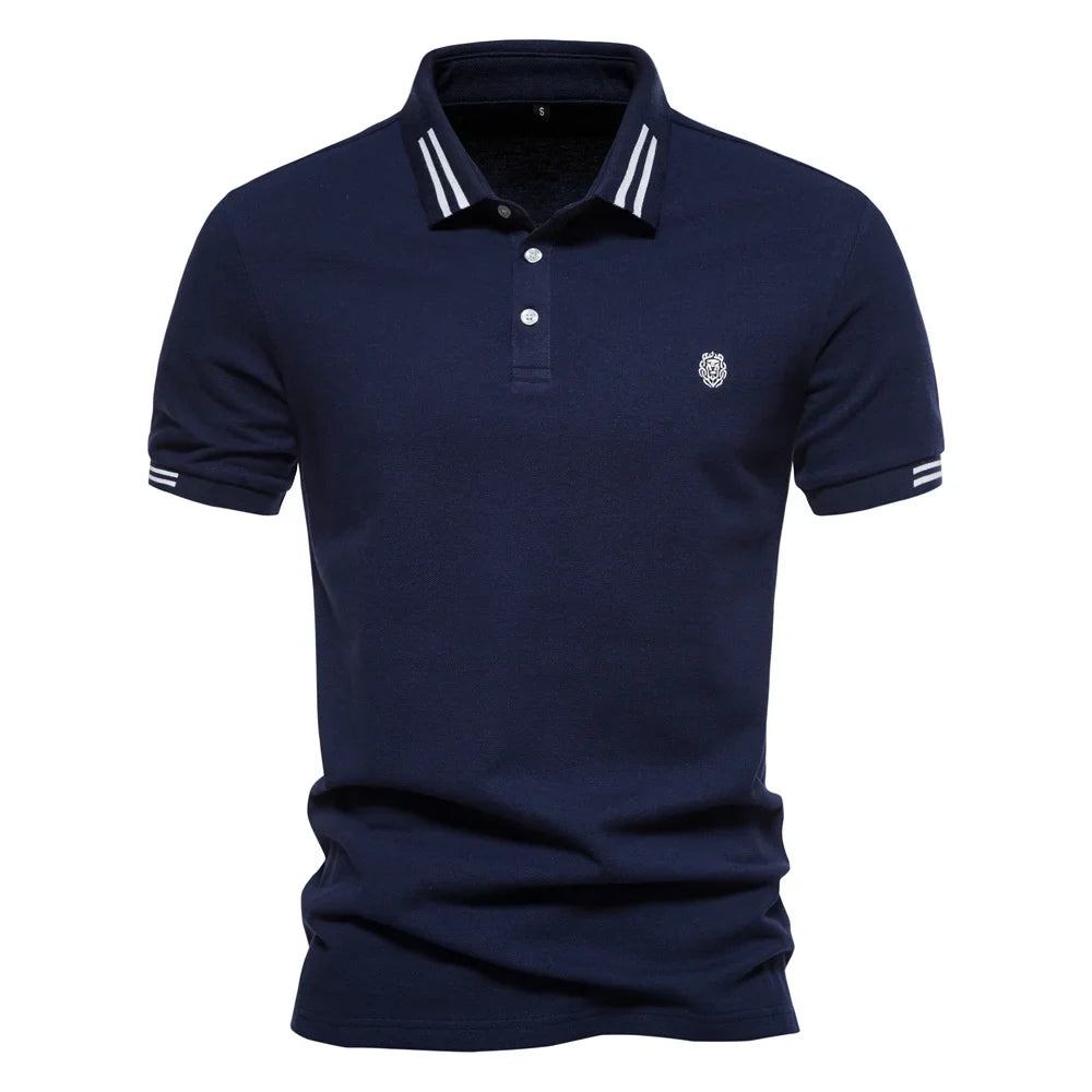 Men’s Short Sleeve Button Polo Shirt