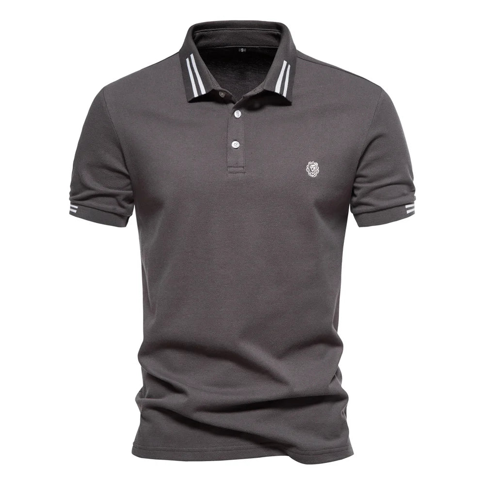 Men’s Short Sleeve Button Polo Shirt