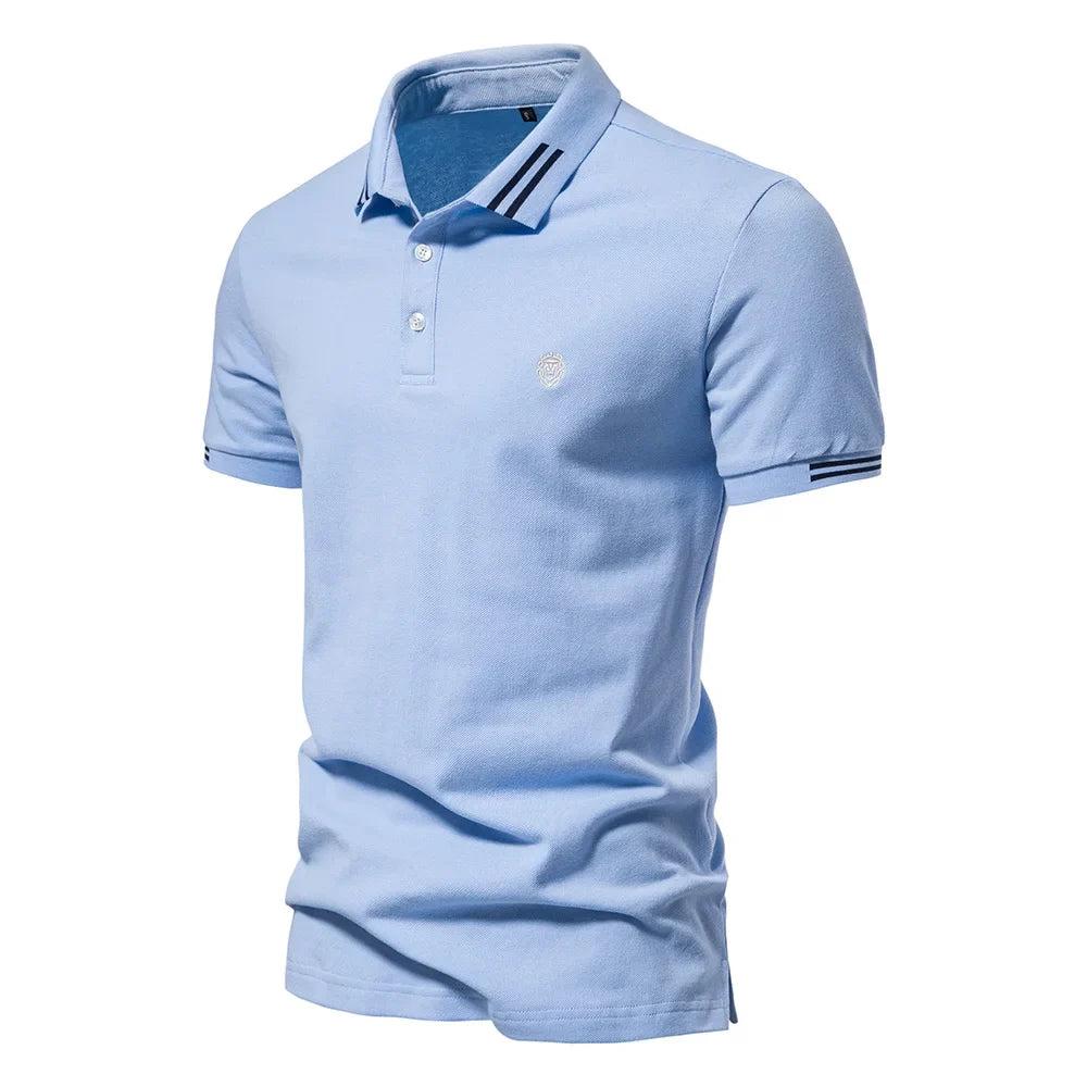 Men’s Short Sleeve Button Polo Shirt