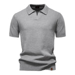 Men’s Short Sleeve Buttonless Polo Shirt