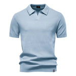 Men’s Short Sleeve Buttonless Polo Shirt