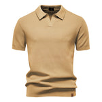 Men’s Short Sleeve Buttonless Polo Shirt