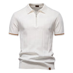 Men’s Short Sleeve Quarter-Zip Polo Shirt