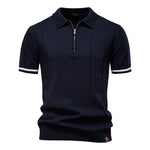Men’s Short Sleeve Quarter-Zip Polo Shirt