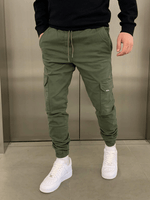 Men’s Slim Fit Drawstring Cargo Pants