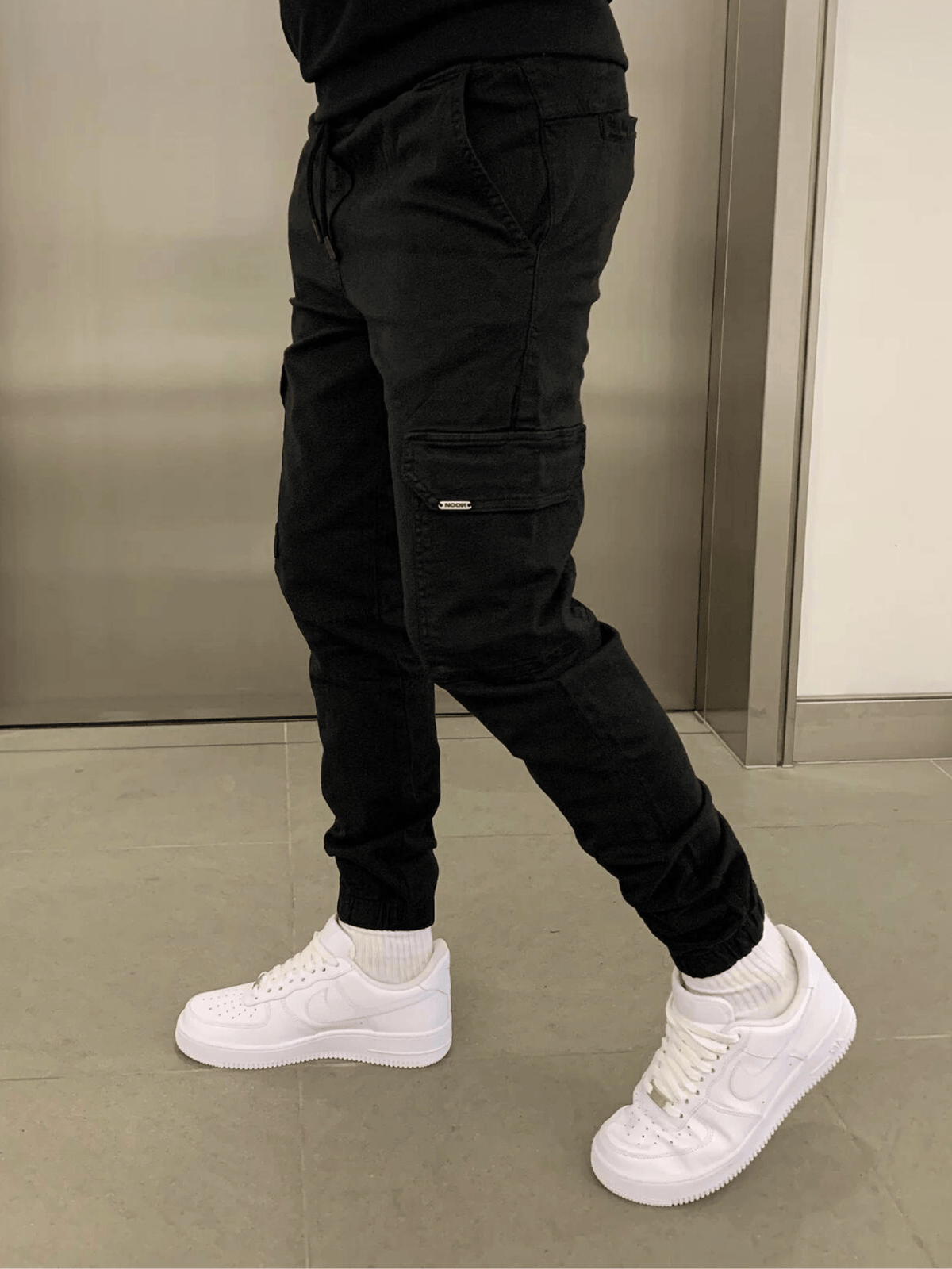 Men’s Slim Fit Drawstring Cargo Pants