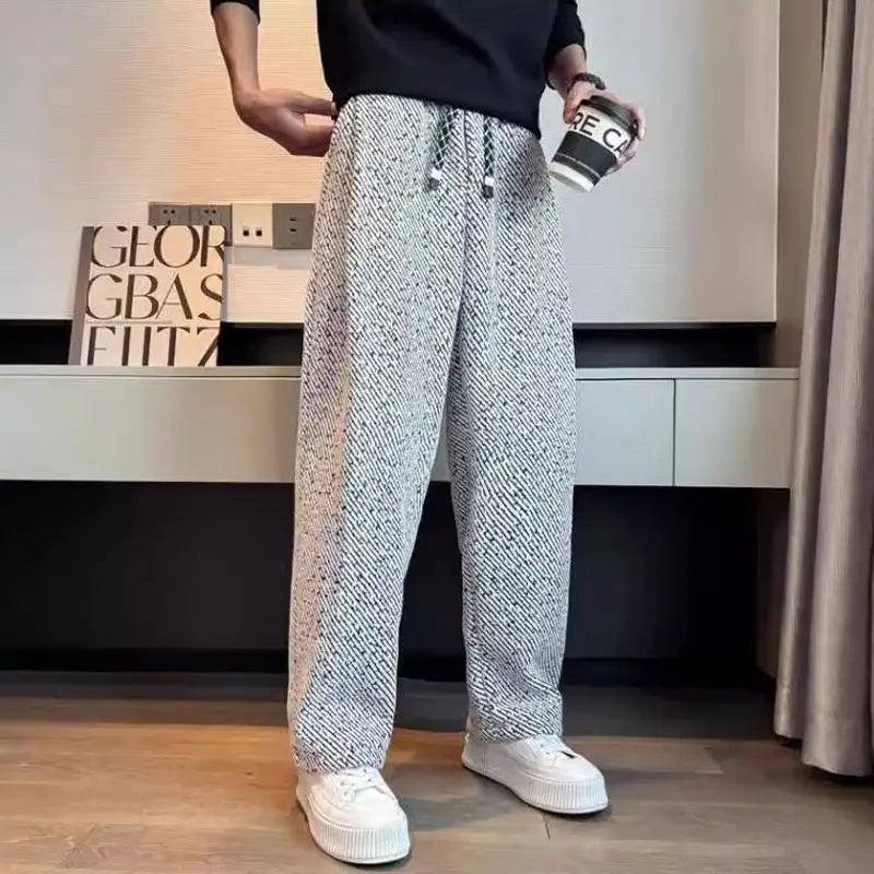 Men’s Straight Leg Drawstring Lounge Sweatpants