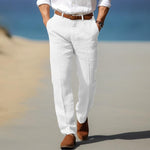 Men's Belt-Loop Straight Cut Pants