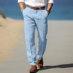 Men's Belt-Loop Straight Cut Pants