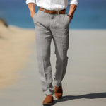 Men's Belt-Loop Straight Cut Pants