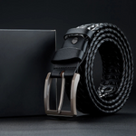 Men’s Braided Buckle Dress Belt
