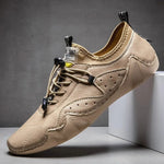 Men's Bungee-Lace Round Toe Shoes