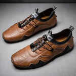 Men's Bungee-Lace Round Toe Shoes
