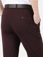Men’s Button Closure Belt Loop Side Pocket Tailored Pants