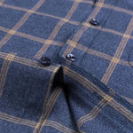 Men’s Button Down Check Long Sleeve Shirt