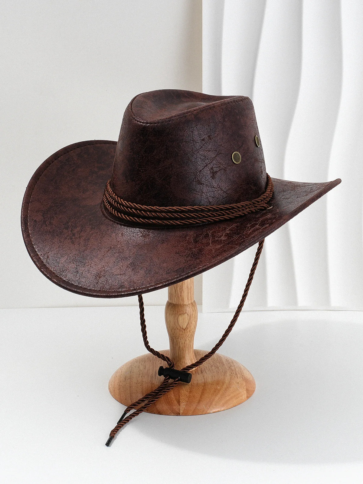 Men’s Chin Strap Western Cowboy Hat