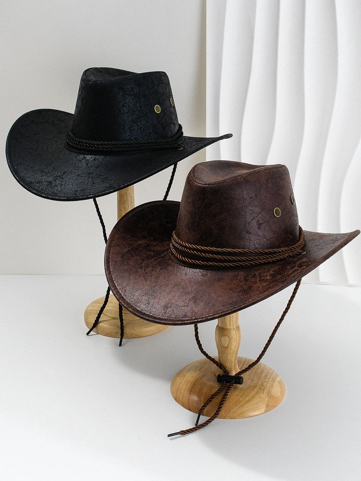 Men’s Chin Strap Western Cowboy Hat