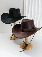 Men’s Chin Strap Western Cowboy Hat