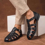 Men’s Closed-Toe Buckle Strap Fisherman Sandals