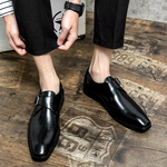 Men’s Closed Toe Buckle Strap Formal Dress Shoes