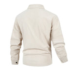 Men’s Corduroy Snap Button Shirt Jacket