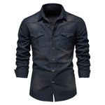 Men’s Denim Button Down Shirt