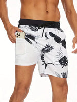 Men’s Drawstring Swimming Trunks