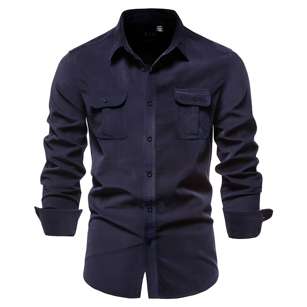 Men’s Flap Chest Pockets Button Down Shirt