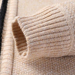 Men’s Full Zip Stand Collar Knit Cardigan