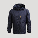 Men’s Hooded Full Zip Windbreaker Jacket