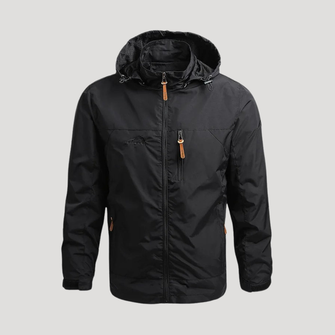 Men’s Hooded Full Zip Windbreaker Jacket